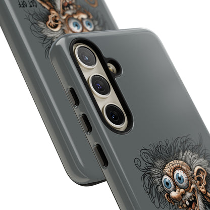 Phone Case — Funny Grumpy Troll Design: “Get Off My Lawn” Protective Cover