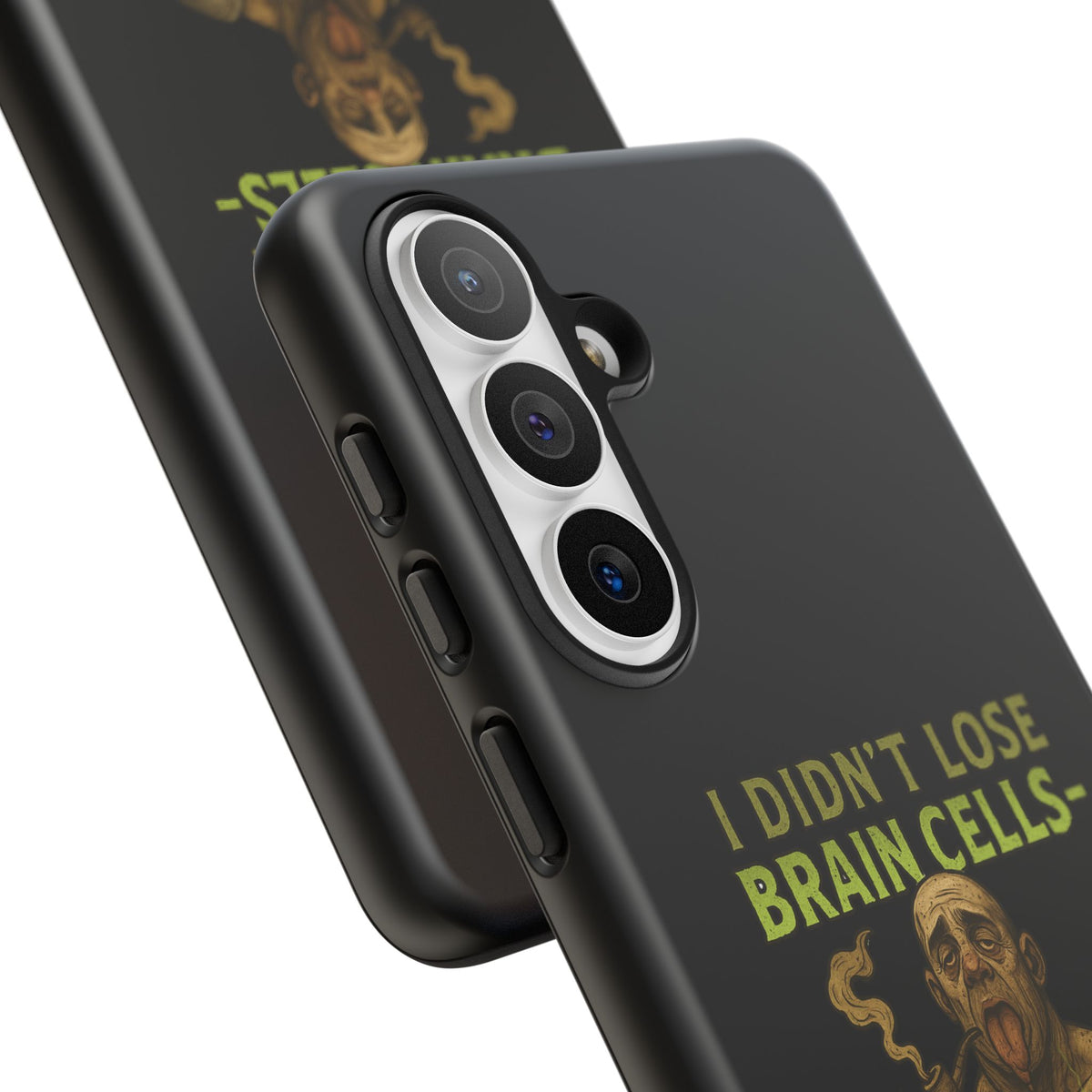 Phone Case — “I Didn’t Lose Brain Cells — Someone Stole Them” Humorous Zombie Graphic