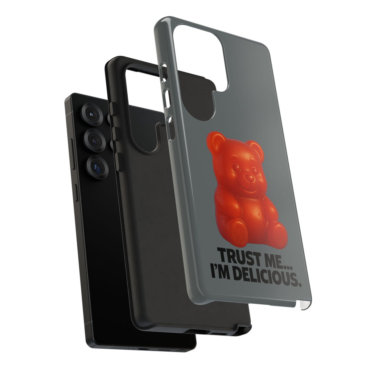 Phone Case — Red Gummy Bear 'Trust Me... I'm Delicious' Protective Case
