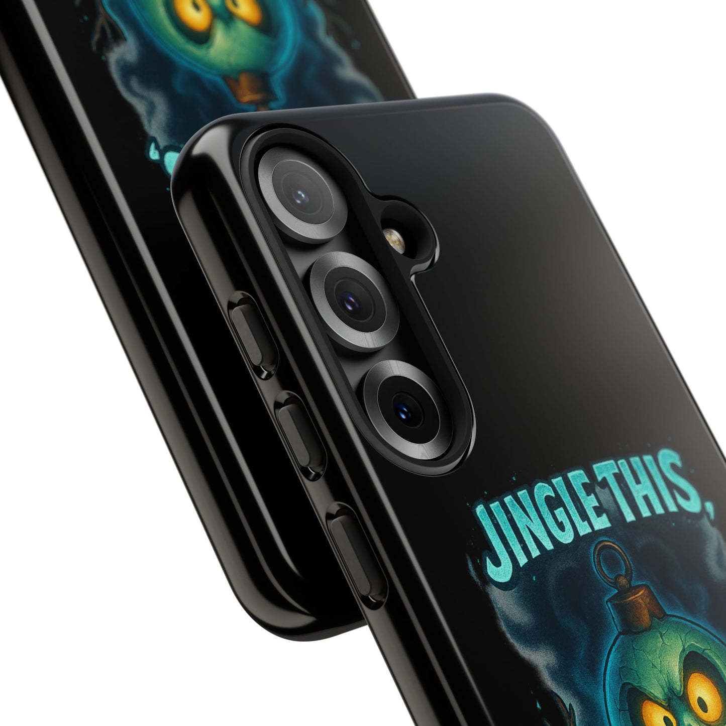 Phone Case - 'Jingle This, Santa' Spooky Holiday Protective Case
