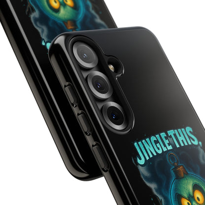 Phone Case - 'Jingle This, Santa' Spooky Holiday Protective Case