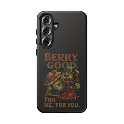Phone Case — 'Berry Good' Zombie Turtle Graphic Tough Protective Case