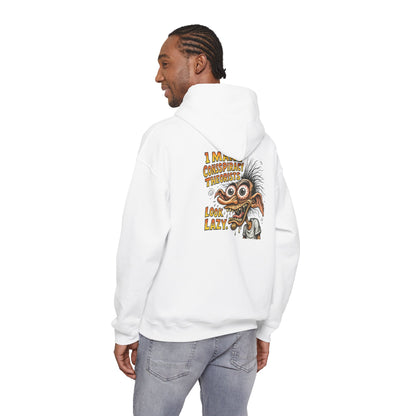Hoodie — “I Make Conspiracy Theorist Look Lazy” Graphic Hooded Sweatshirt