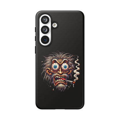 Phone Case — Wild Cartoon Monster Smoking Design