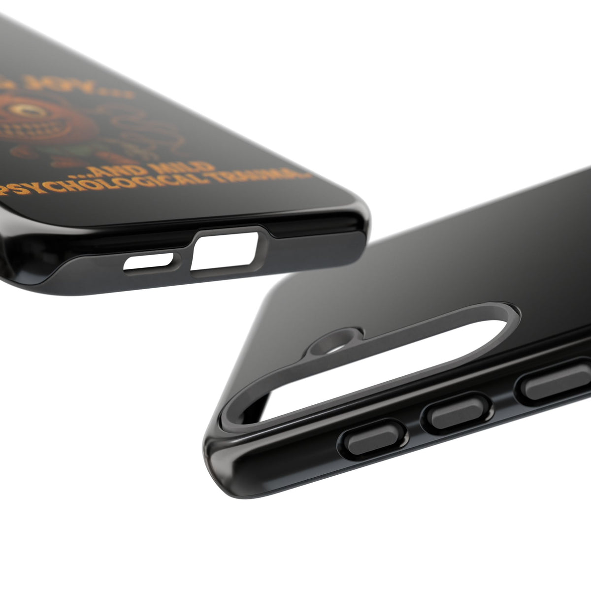 Phone Case — "I Bring Joy... and Mild Psychological Trauma" Funny Creepy Design