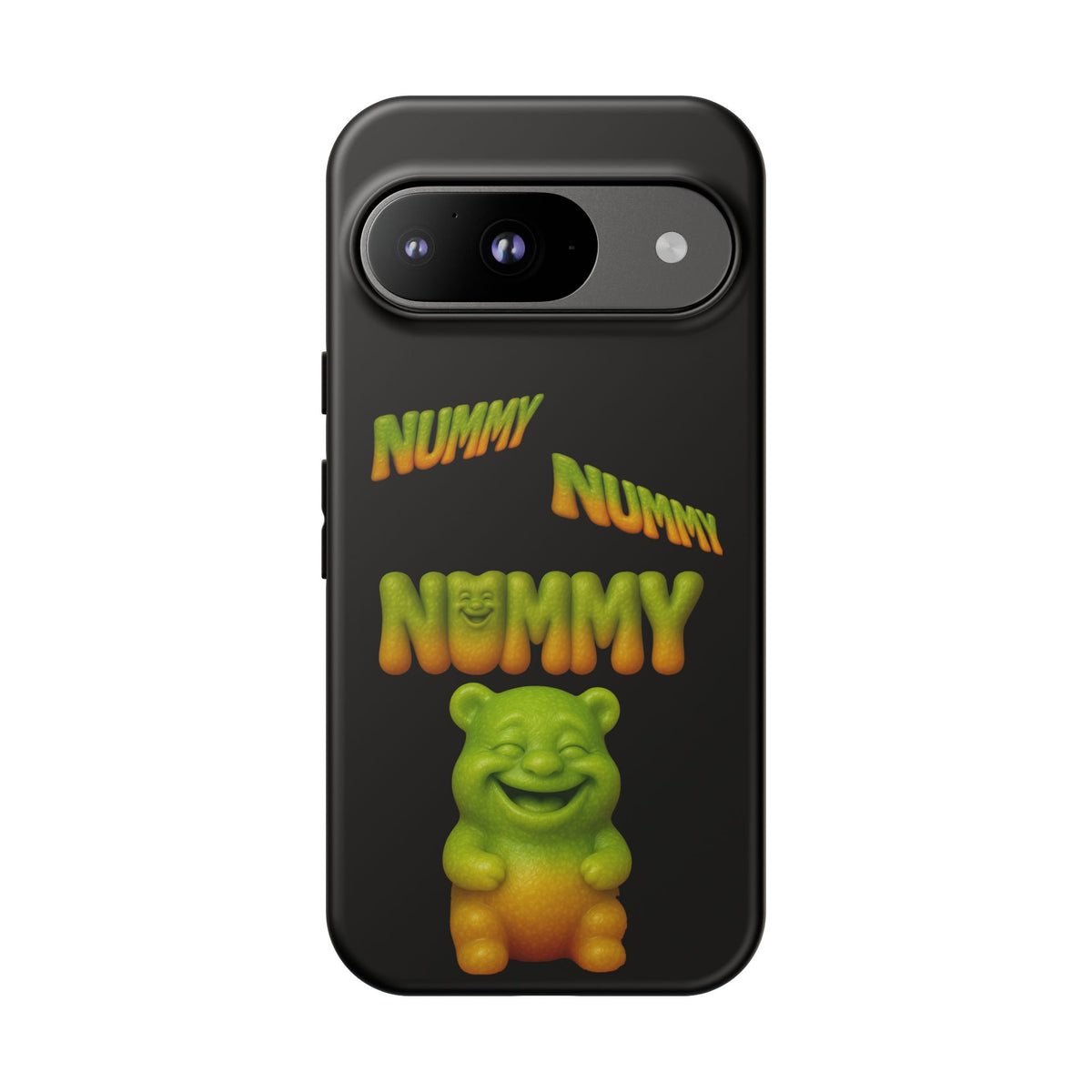 Nummy Gummy Phone Case — Cute Retro Green Gummy Bear Protective Case
