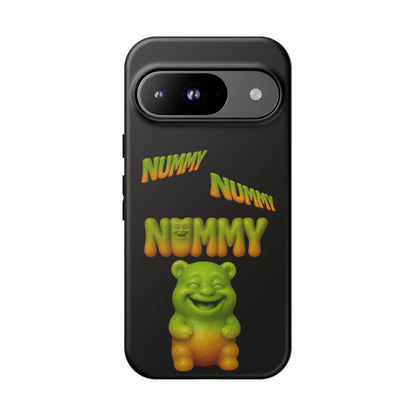 Nummy Gummy Phone Case — Cute Retro Green Gummy Bear Protective Case