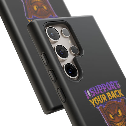 Phone Case — "I Support Your Back and Break Your Will" Funny Creepy Chair Design