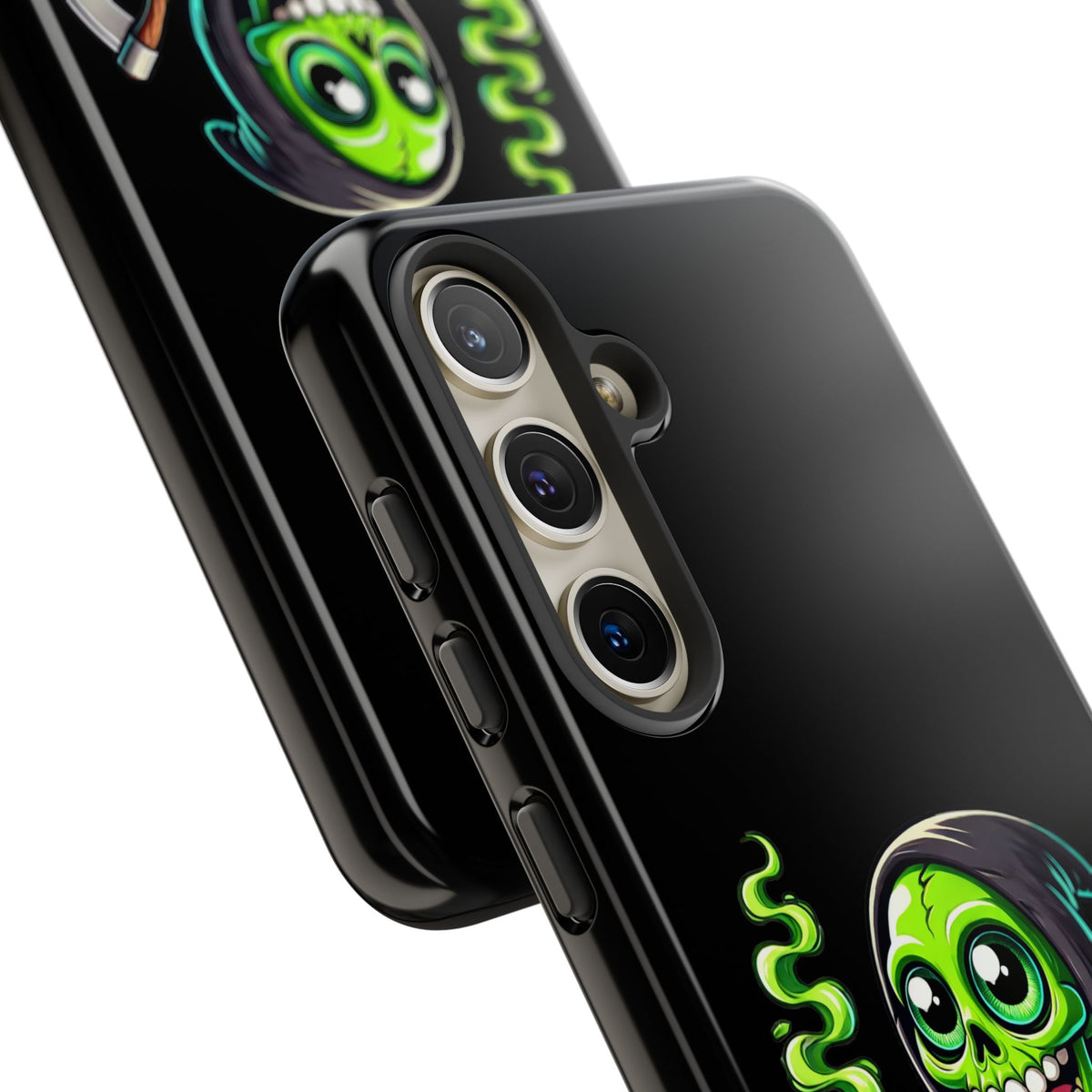 Grinning Green Reaper Phone Case