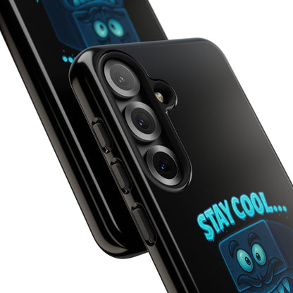 Stay Cool... Or Else. Phone Case — Neon Monster Protective iPhone Cover