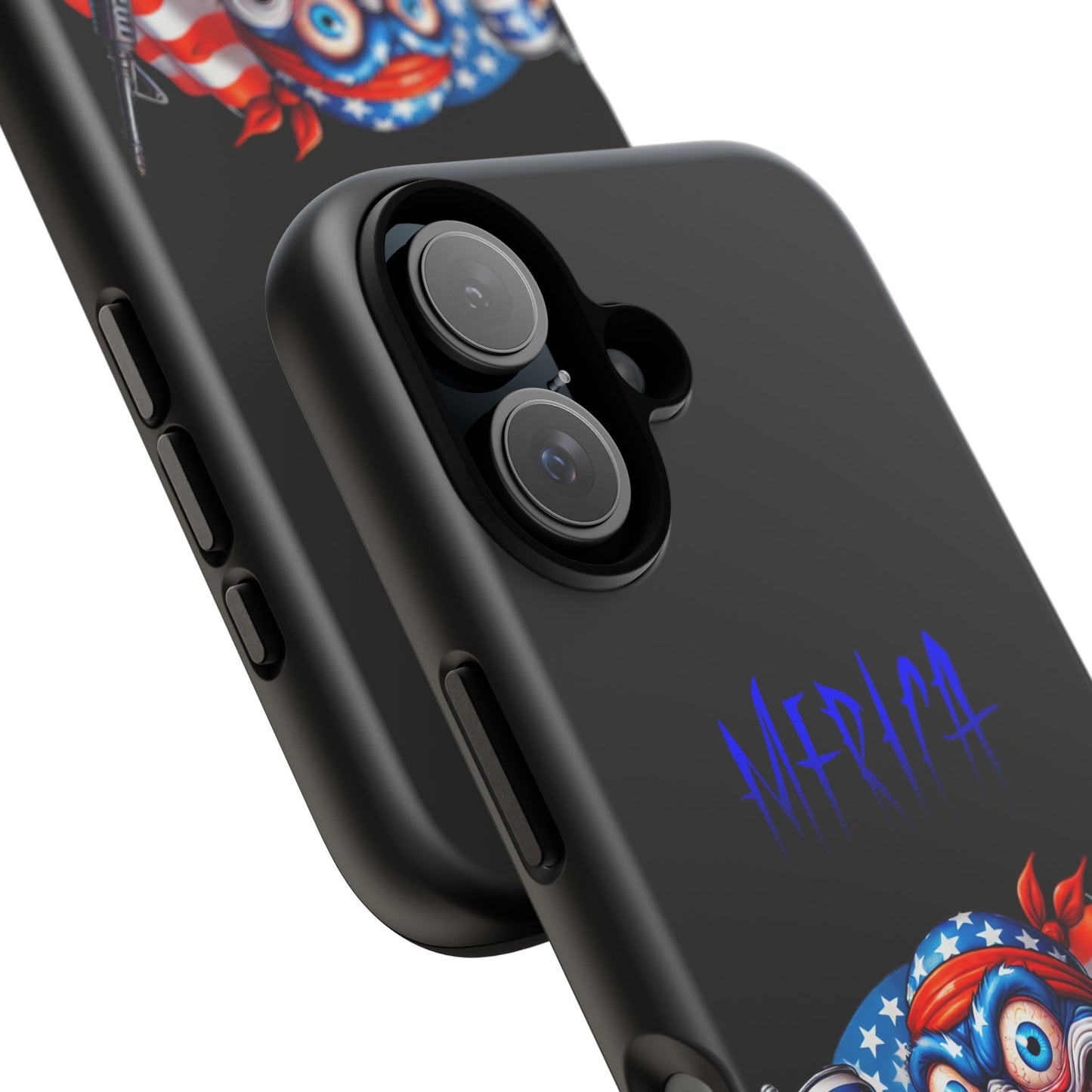 Phone Case — Patriotic 'Merica Clown with Flag, Beer & Rifle
