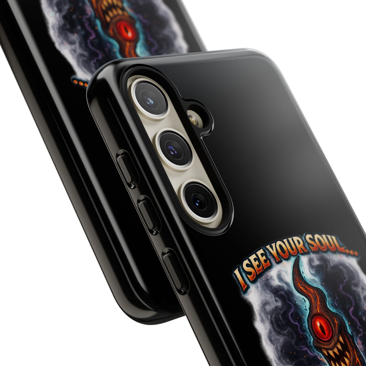 Phone Case — "I See Your Soul and It’s Disappointing" Dark Horror Graphic