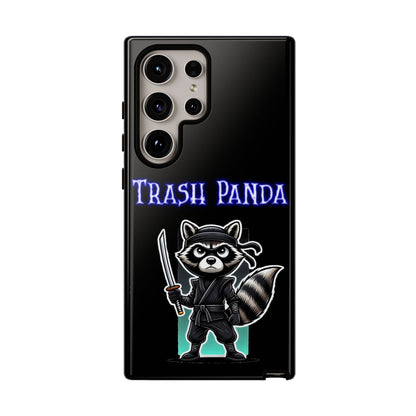 Trash Panda Ninja Phone Case — Cute Raccoon Warrior Protective Case