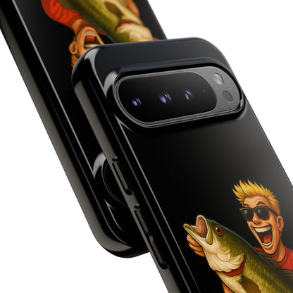 Fishing Phone Case — "I Came. I Cast. I Conquered." Graphic Bass Design