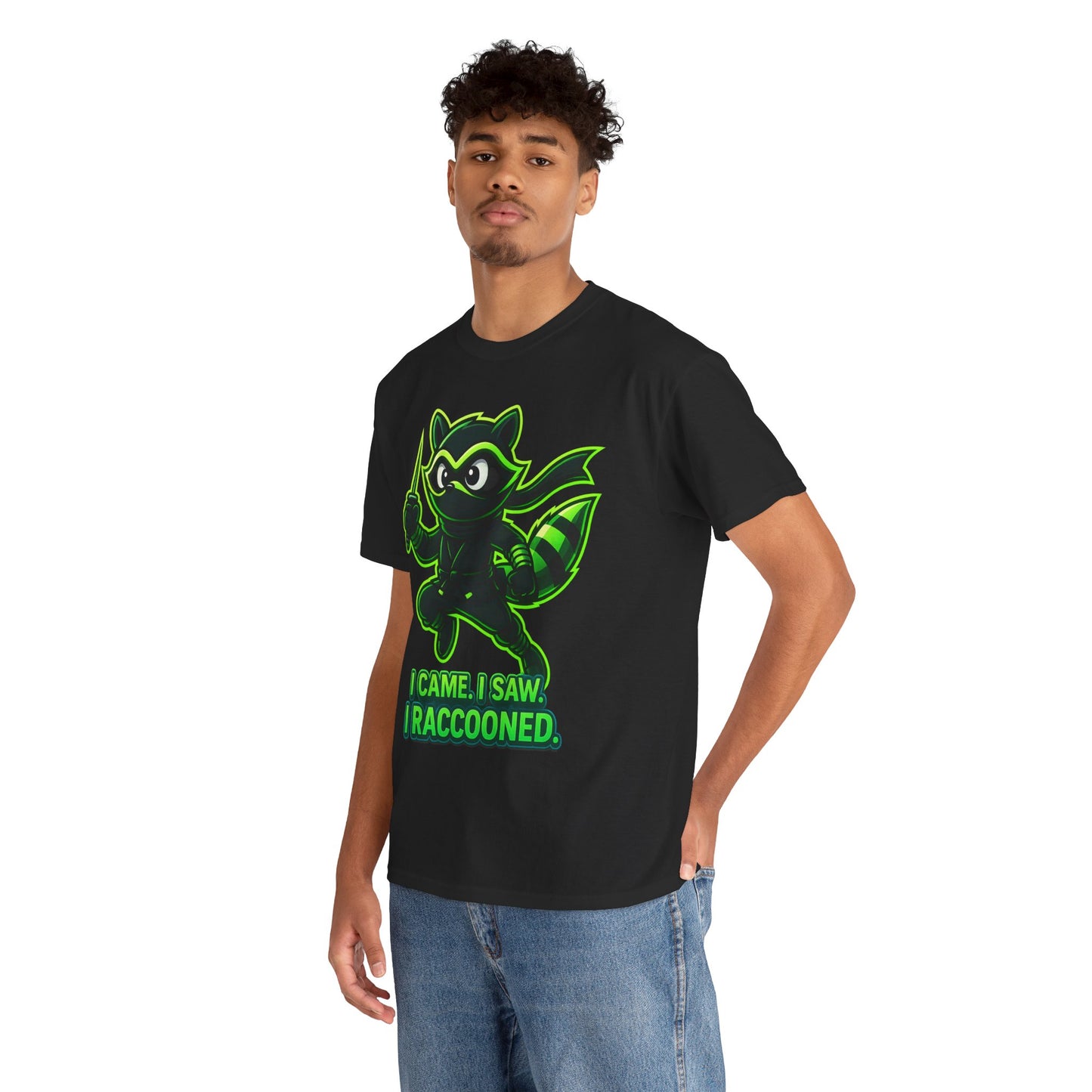 I Came. I Saw. I Raccooned. – Ninja Raccoon T-Shirt