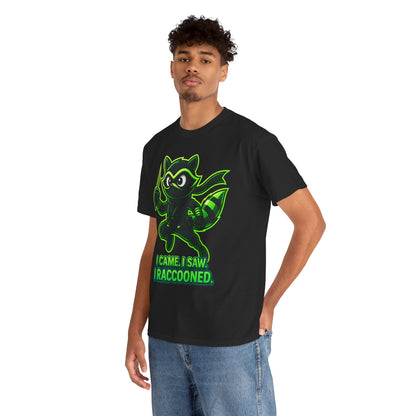 I Came. I Saw. I Raccooned. – Ninja Raccoon T-Shirt