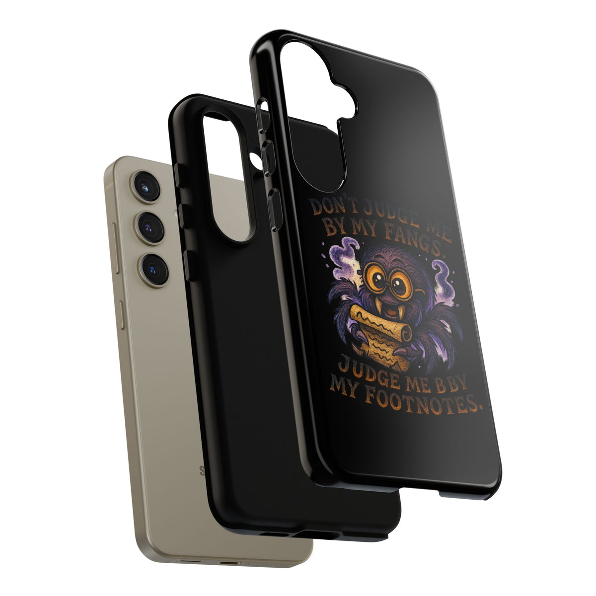 Phone Case — Fiery One-Eyed Demon with "I See Your Soul... And It's Disappointing"