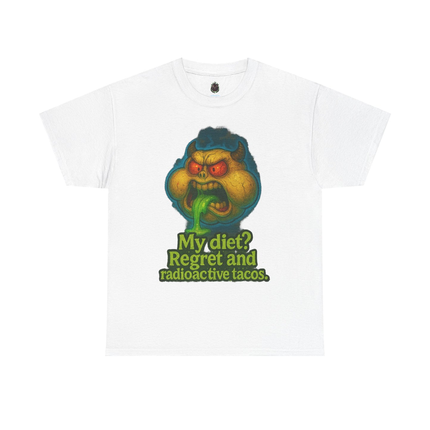 My Diet? Regret and Radioactive Tacos T-Shirt | Mutant Taco Graphic