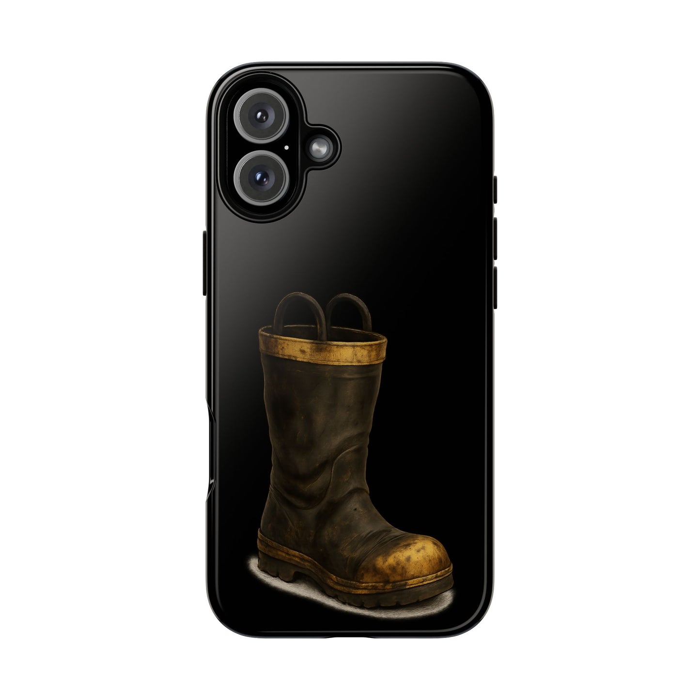 Vintage Fire Boot Phone Case — Rugged Protective iPhone Cover