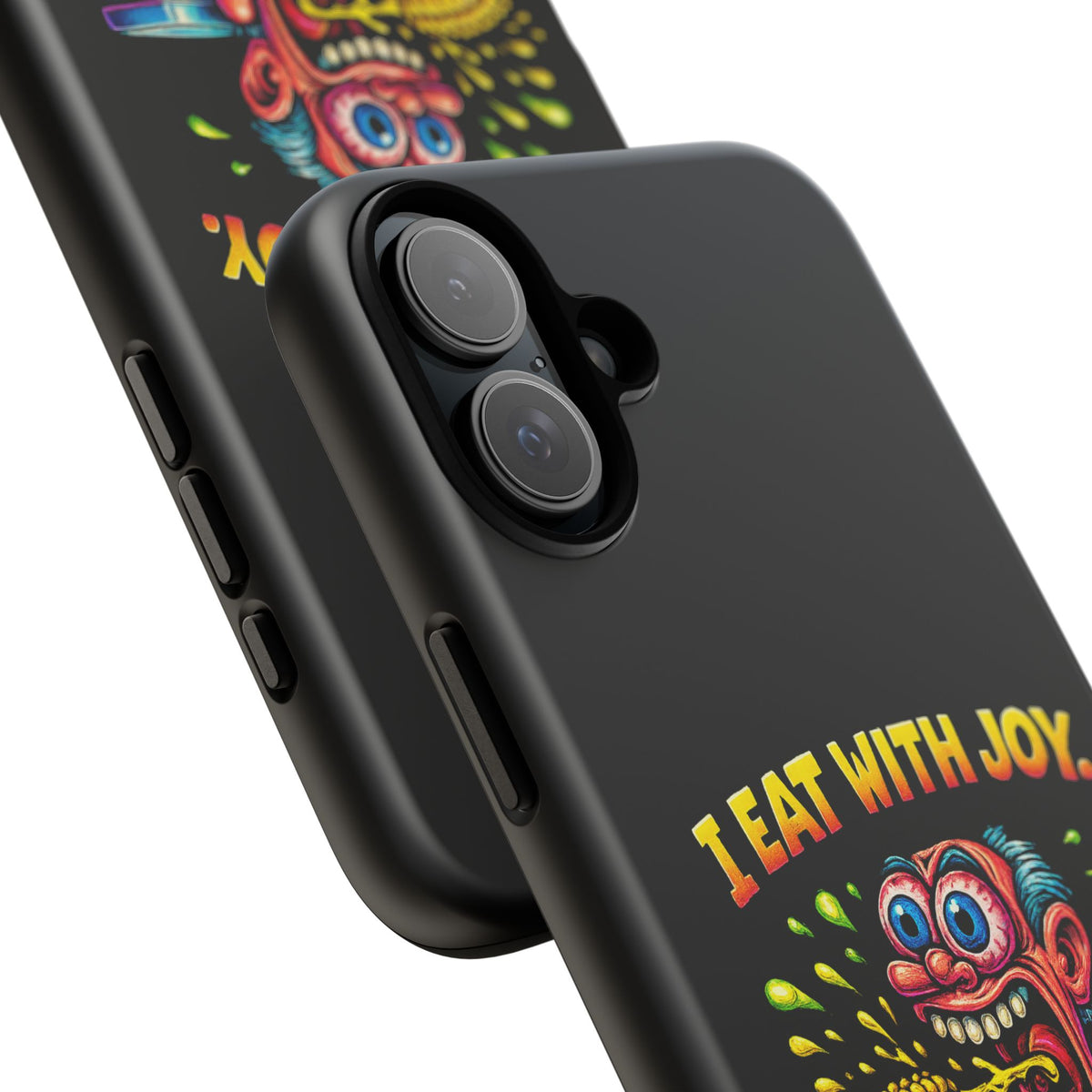 Phone Case — "I Eat With Joy, I Regret With Fury" Graphic