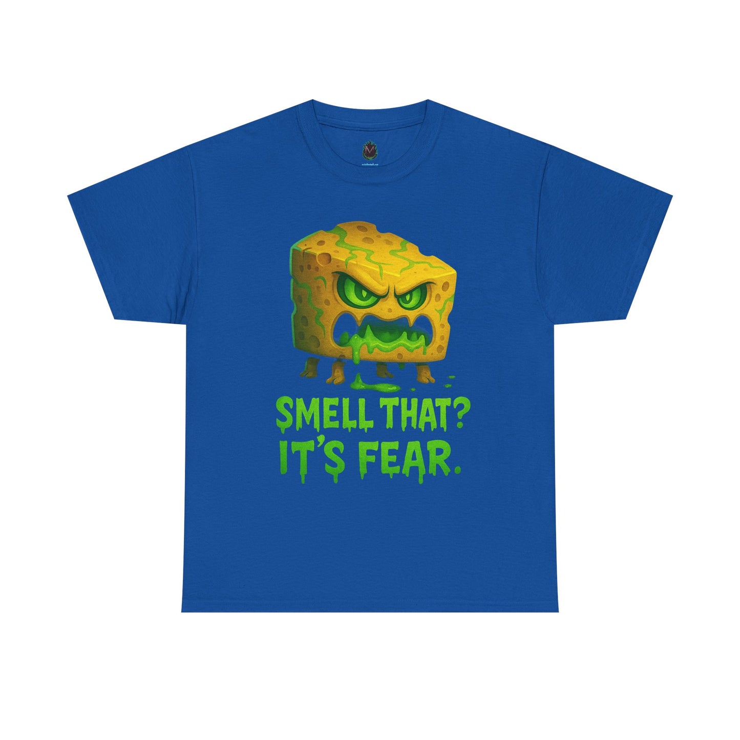 Cheese Monster Tee - "Smell That? It's Fear." Funny Halloween T-Shirt