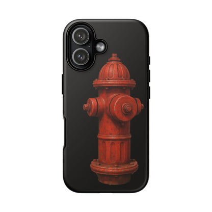 Red Fire Hydrant Phone Case — Tough Protective iPhone Cover