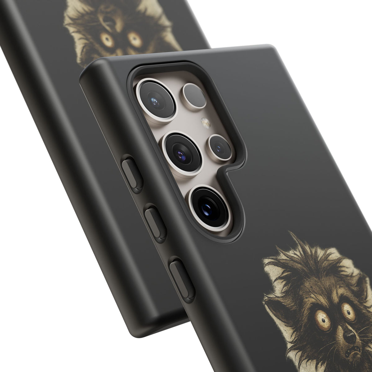 Phone Case — "Chosen by Darkness (Or Maybe Just Rabies)" Cute Creepy Lemur Design
