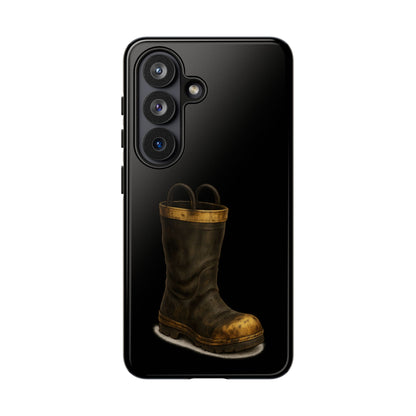 Vintage Fire Boot Phone Case — Rugged Protective iPhone Cover