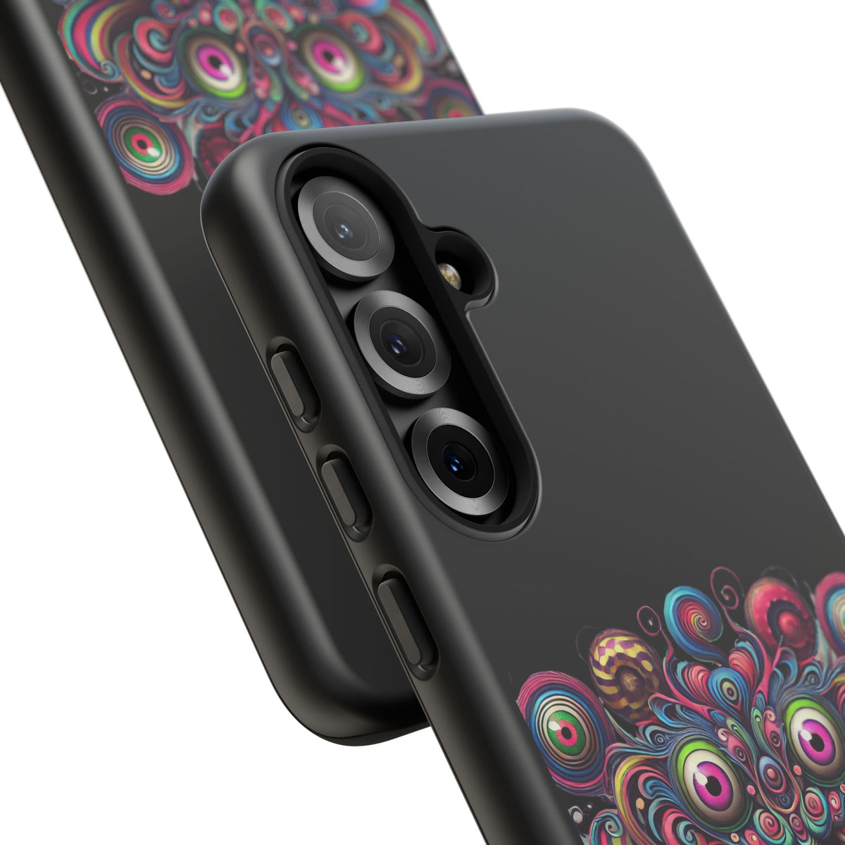Psychedelic Smiling Eye Cluster Phone Case