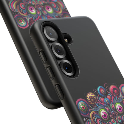 Psychedelic Smiling Eye Cluster Phone Case