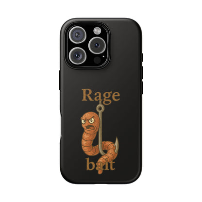 Phone Case — "Rage Bait" Angry Worm Fishing Design