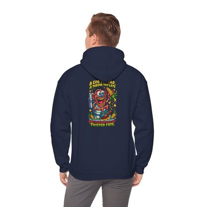 Twisted Fate Clown Hoodie – Retro Horror Skate Graphic Sweatshirt