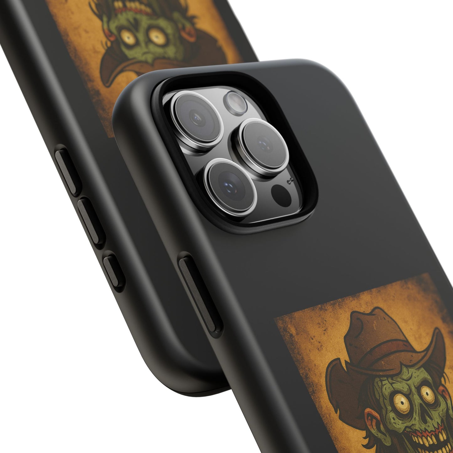 Zombie Cowboy Phone Case — "Ain't No Grave Gonna Hold This Yeehaw" Protective iPhone Cover
