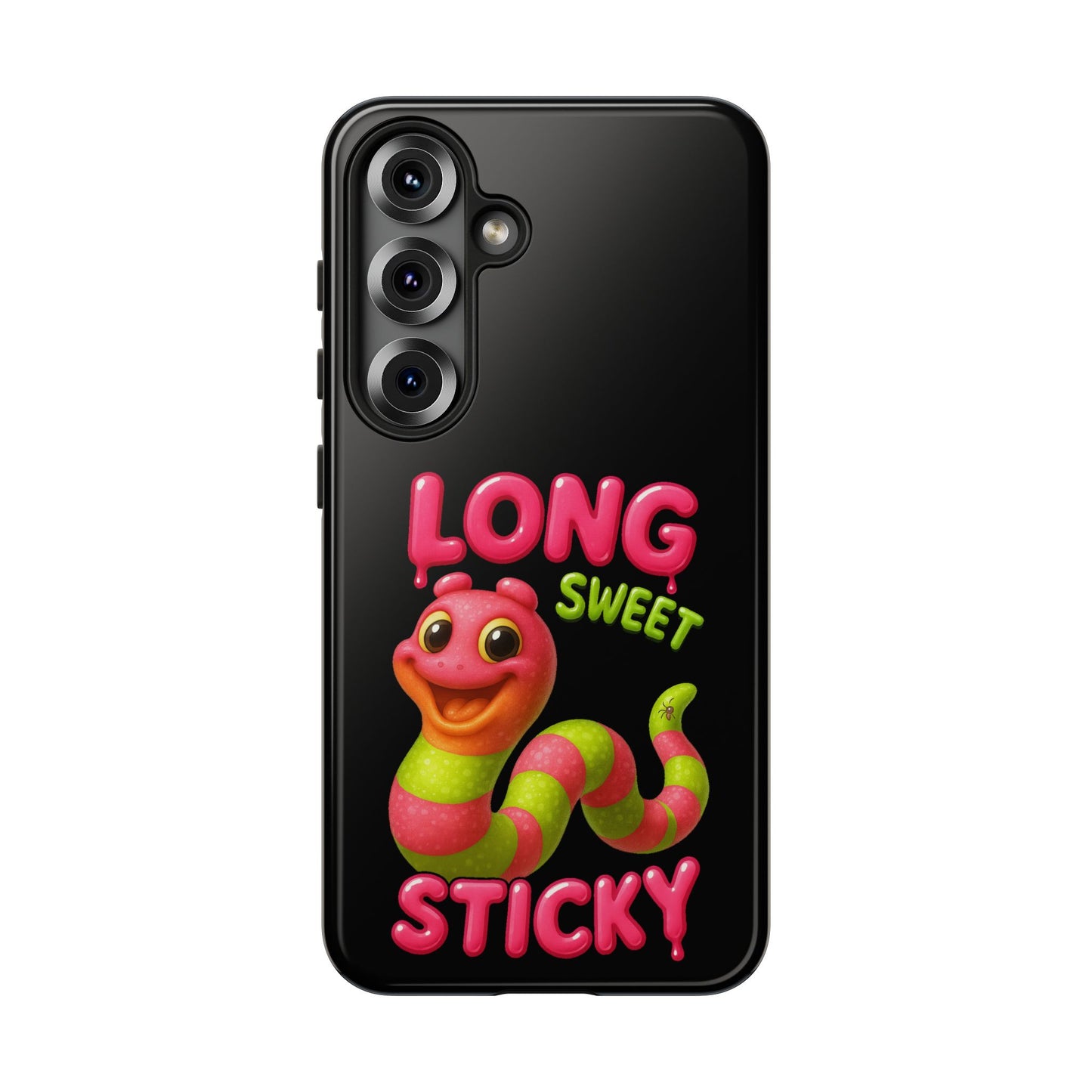 Phone Case — "Long Sweet Sticky" Cute Candy Snake Protective Case