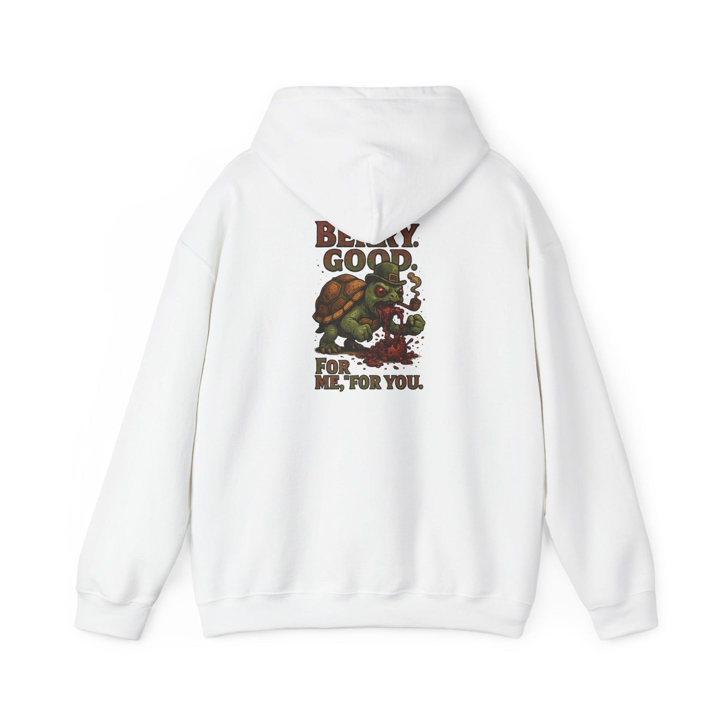 Turtle Graphic Hoodie — "Bein' Good For Me, For You" Retro Nature Sweatshirt