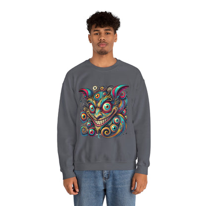 Demon Swirl Eyes Crewneck Sweatshirt