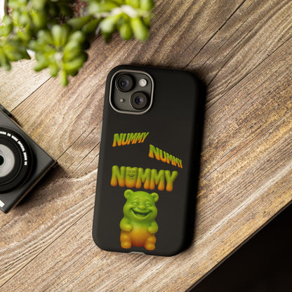 Nummy Gummy Phone Case — Cute Retro Green Gummy Bear Protective Case