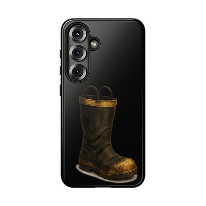 Vintage Fire Boot Phone Case — Rugged Protective iPhone Cover