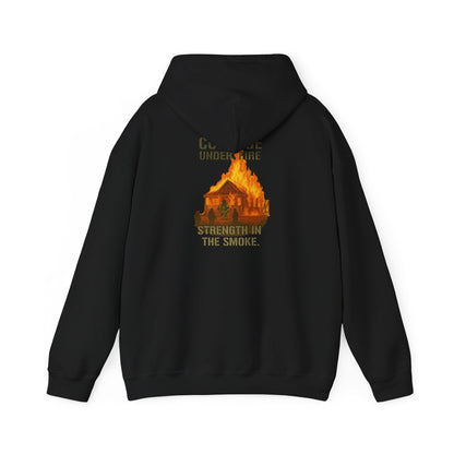 Courage Under Fire Firefighter Hoodie
