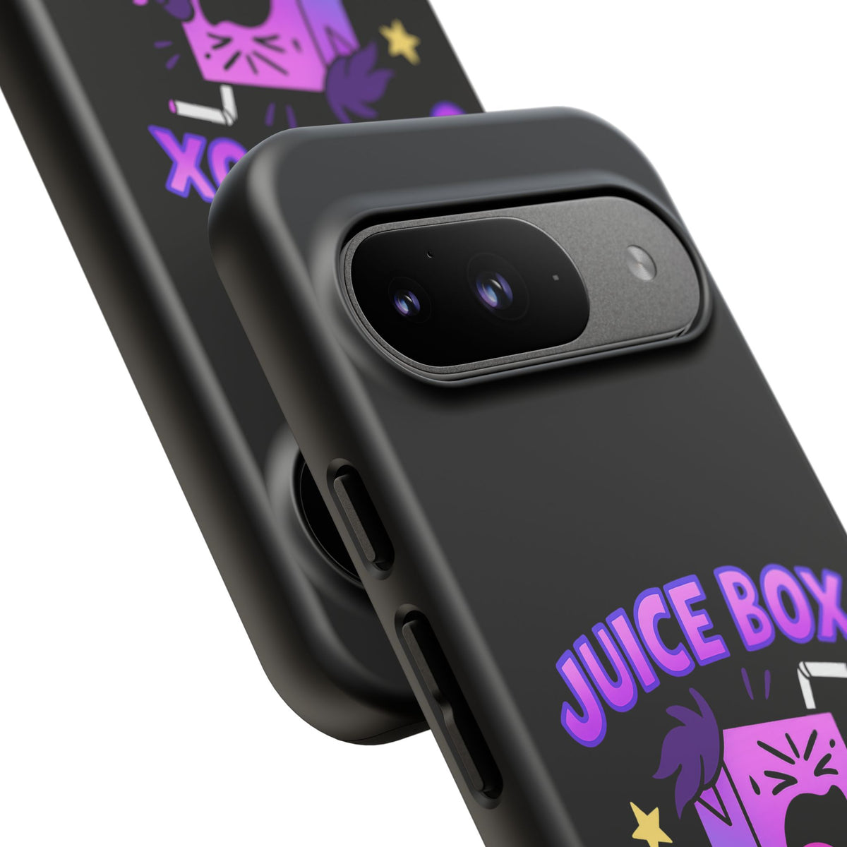 Phone Case — 'Juice Box Hero' Cute Cartoon Protective Cover