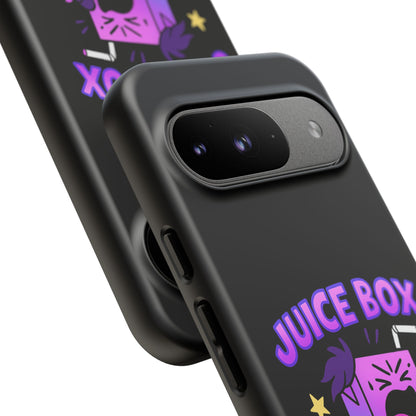Phone Case — 'Juice Box Hero' Cute Cartoon Protective Cover