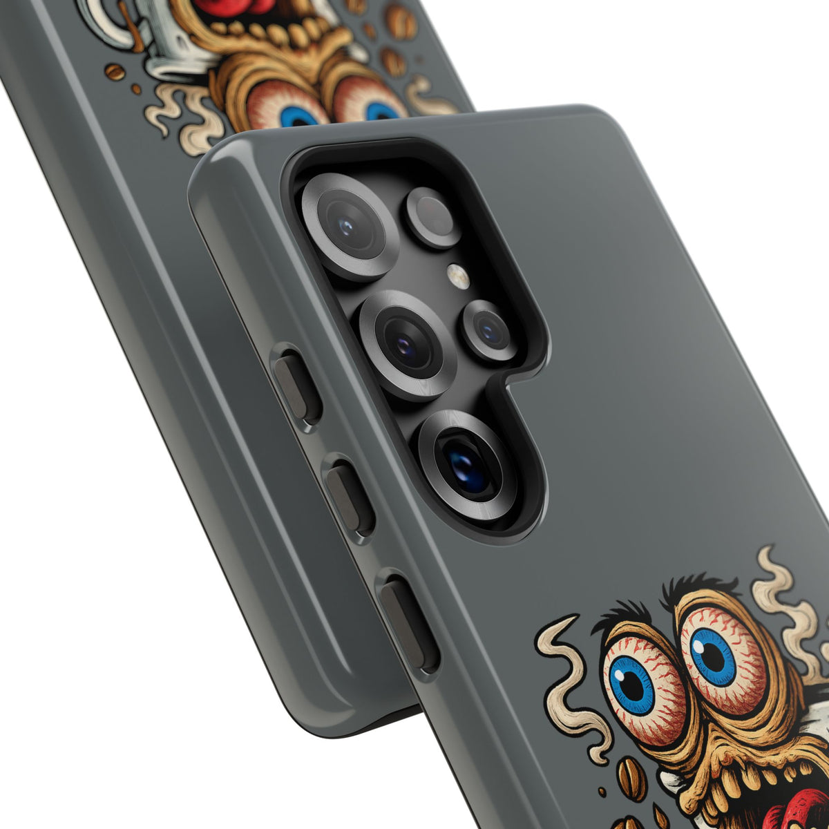 Phone Case — "This Isn't a Cup, It's a Cry for Help" Coffee Monster Design