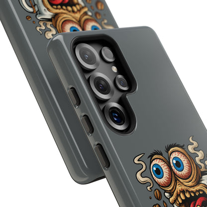 Phone Case — "This Isn't a Cup, It's a Cry for Help" Coffee Monster Design