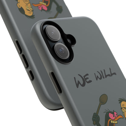Phone Case - "We Will Resist" Cartoon Protest Design