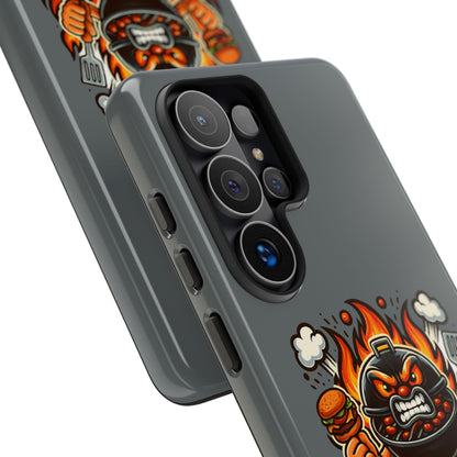 Grilling Phone Case — "Charcoal Is the Last Bastion of Liberty" BBQ Design