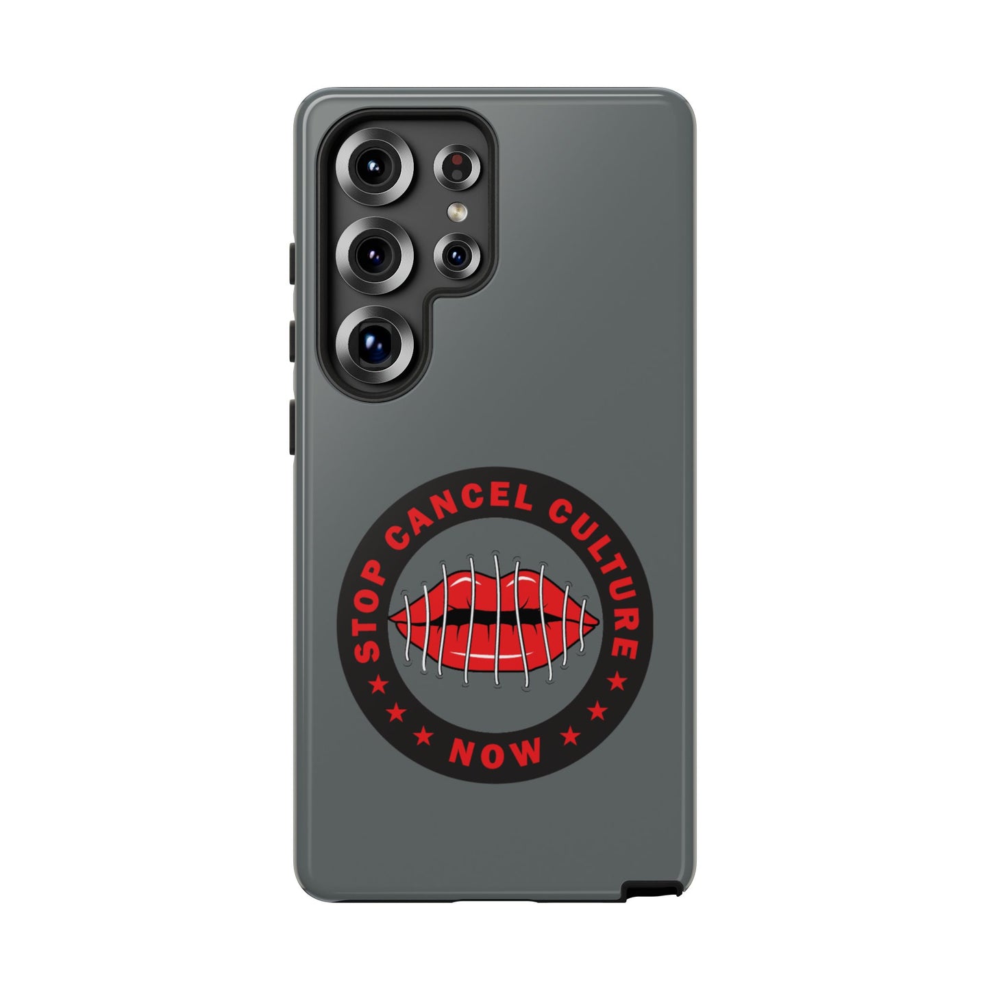Phone Case — "Stop Cancel Culture Now" Graphic Tough Protective Case