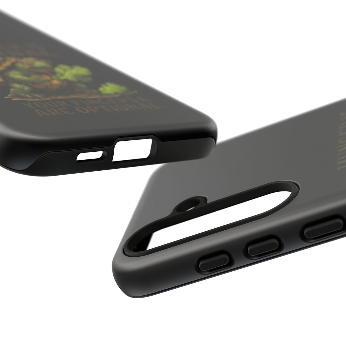 Phone Case — "Hunger Is Eternal, Your Fingers Are Optional" Turtle Monster Design