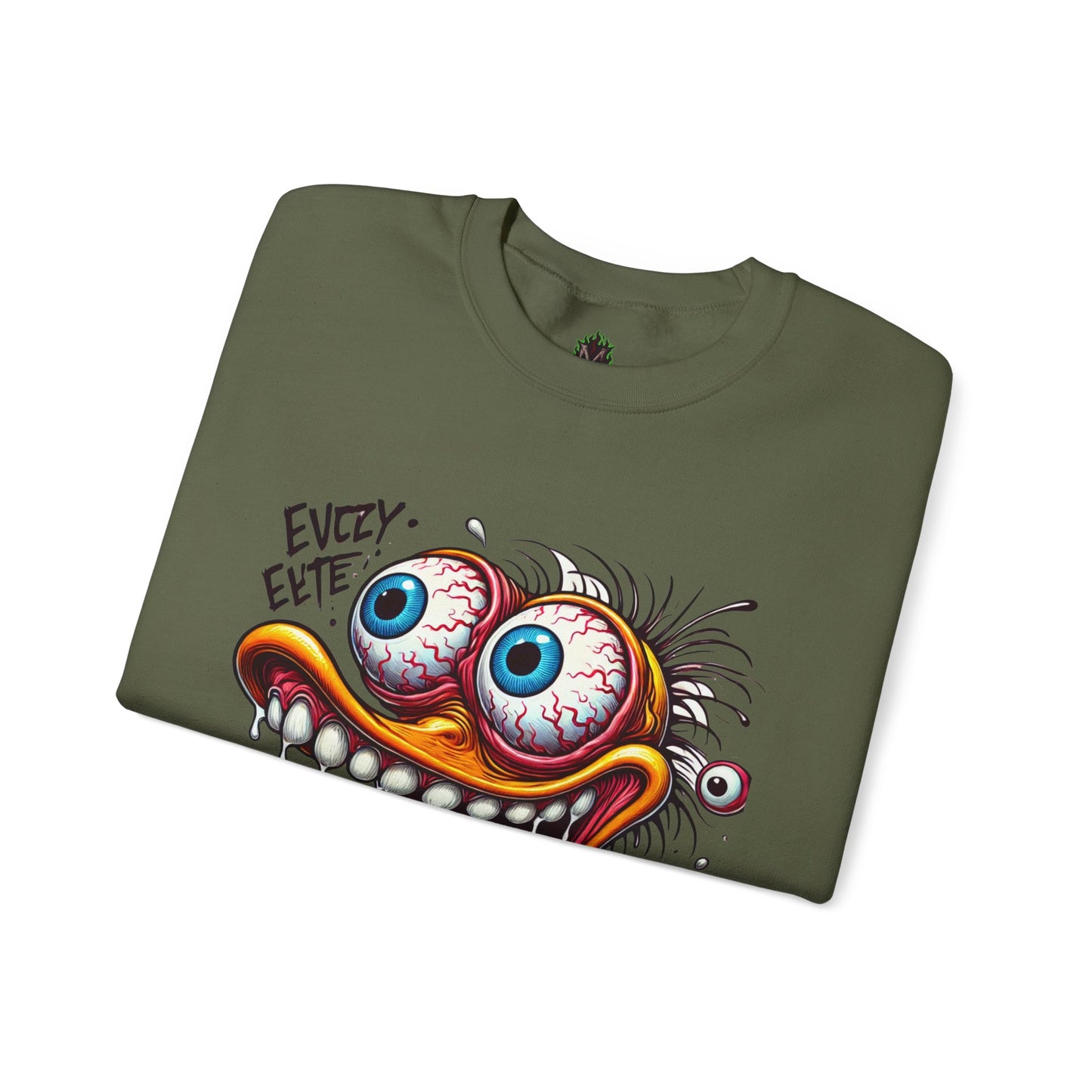 Eyeball Escape Duck Crewneck Sweatshirt