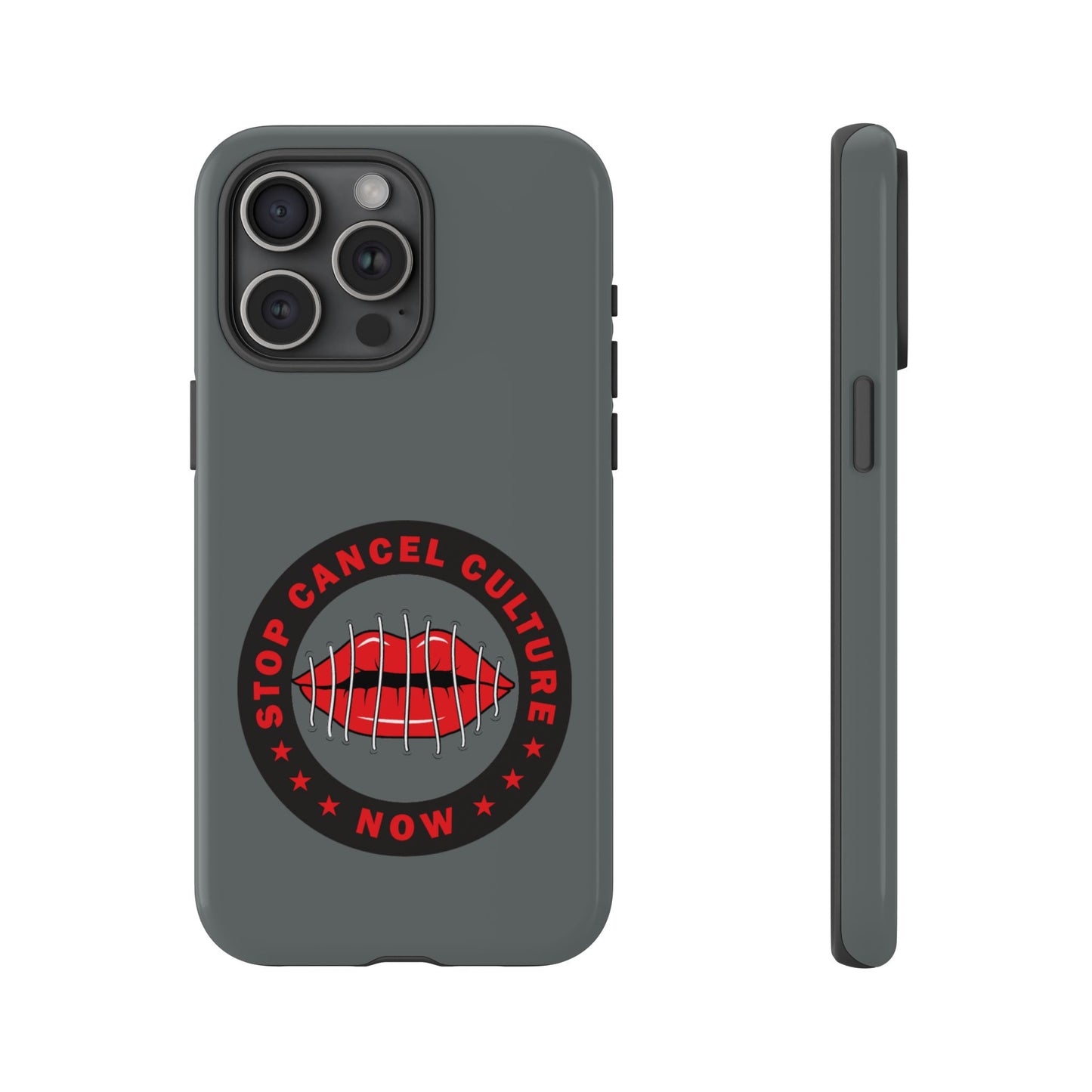 Phone Case — "Stop Cancel Culture Now" Graphic Tough Protective Case
