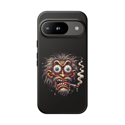 Phone Case — Wild Cartoon Monster Smoking Design